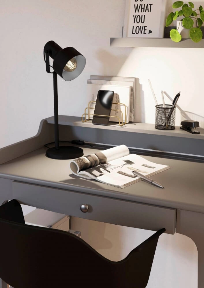 Zwarte bureaulamp Casibare Eglo 9002759995546