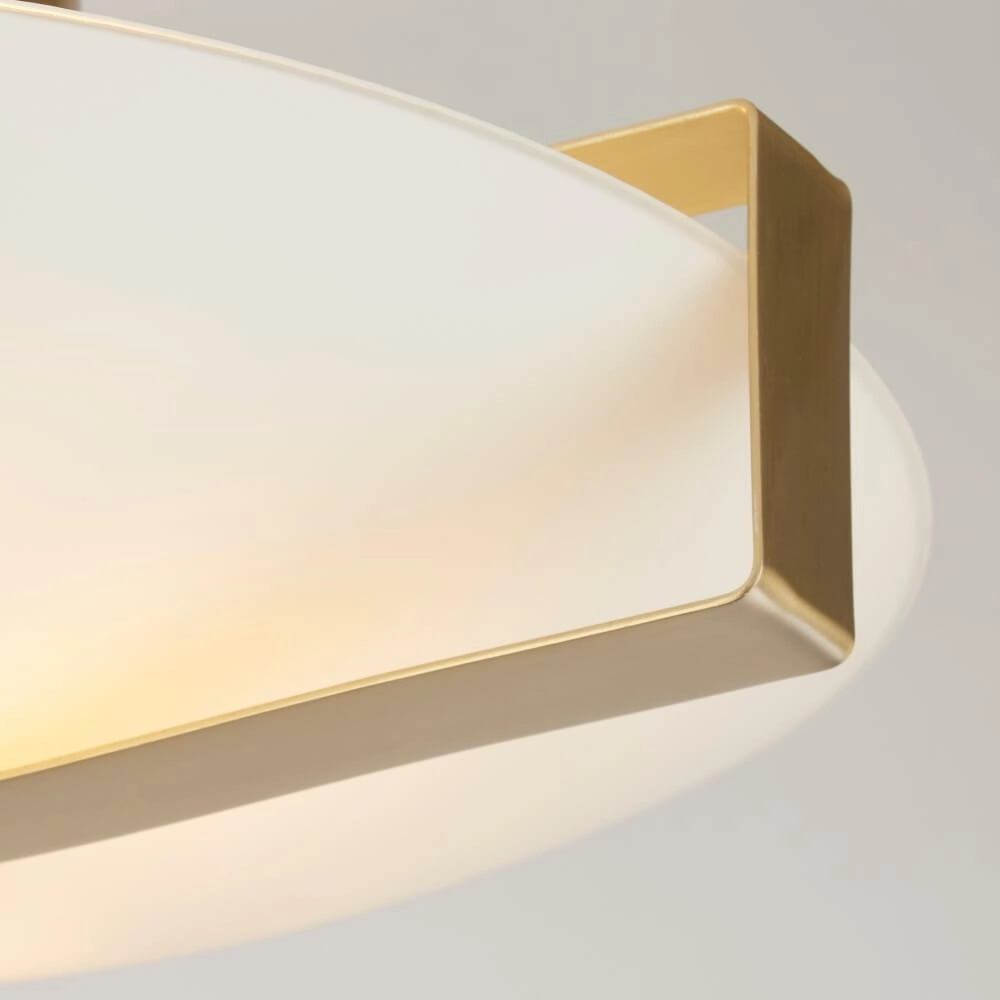 Plafondlamp Sundial goud Searchlight 5053423274768