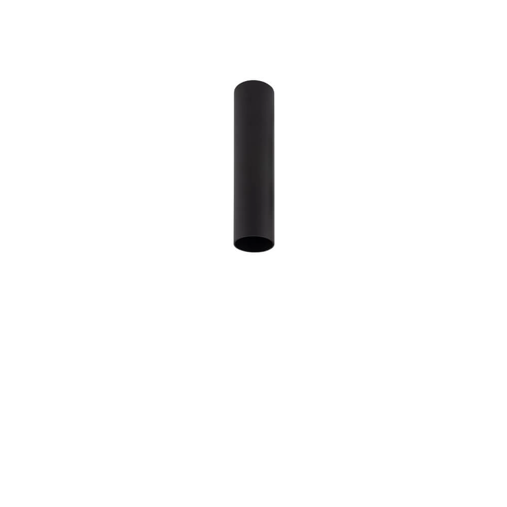 Zwarte smalle plafondspot Fourty S