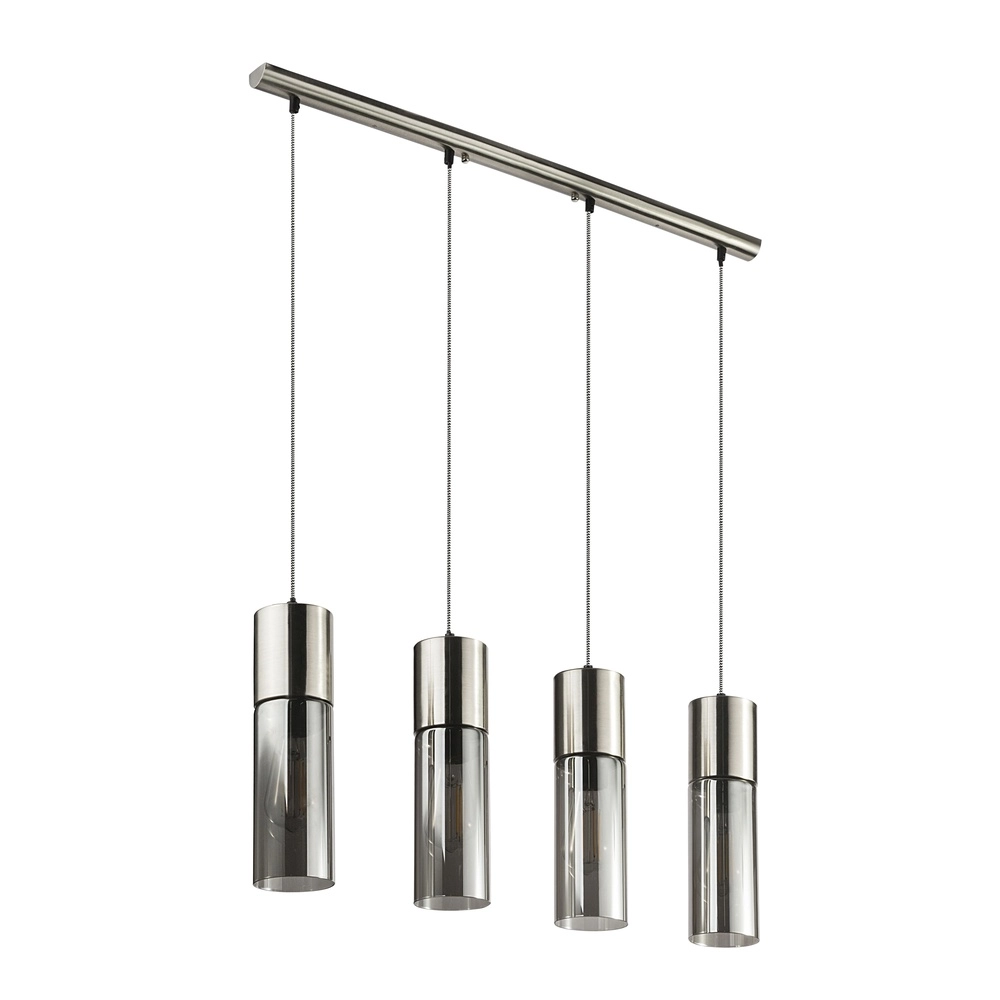 4-lichts hanglamp Annika nikkel design Globo 9007371382200