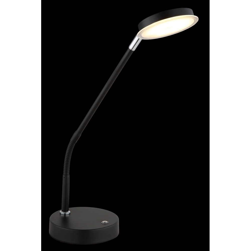 Bureaulamp Silvio zwart Globo 9007371583164