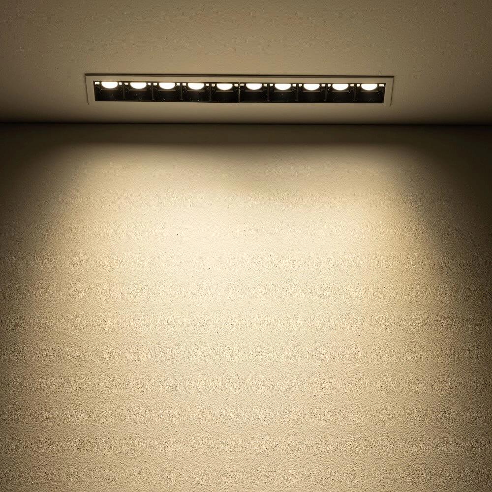 Witte inbouwspot Midi Led 10x1 leds - 3000K Lyora 5903139100458