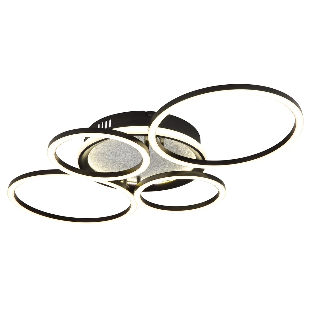 Design plafondlamp Alvis zwart