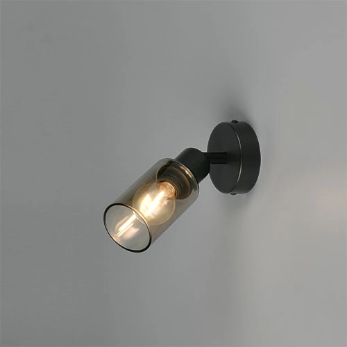 Design wandlamp Mars zwart