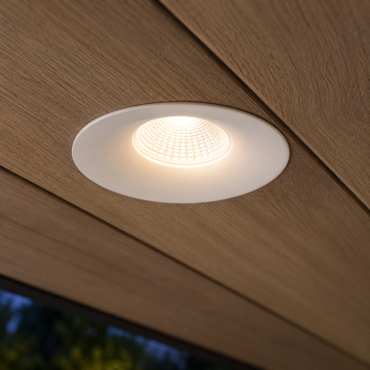 Witte inbouwspot Blade Ø 8,5cm