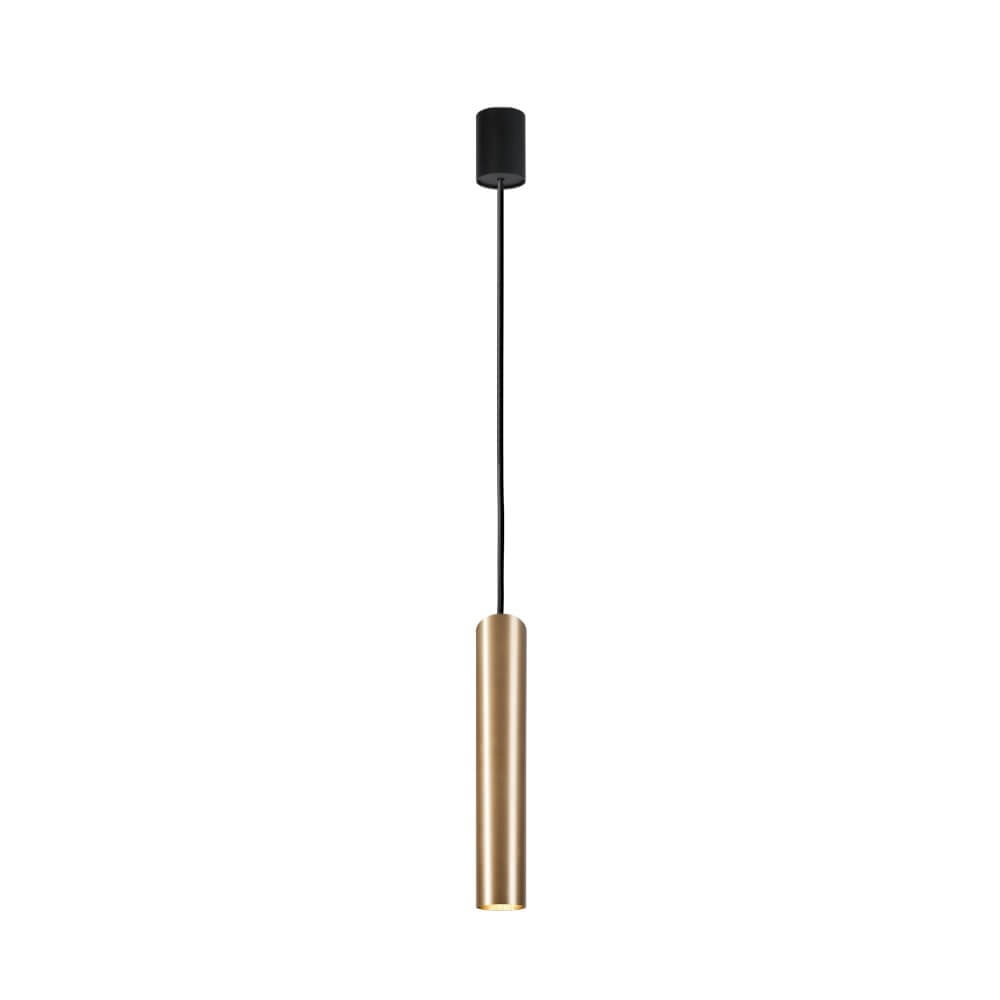Strakke hanglamp Eye zwart/goud Lyora 5903139880091