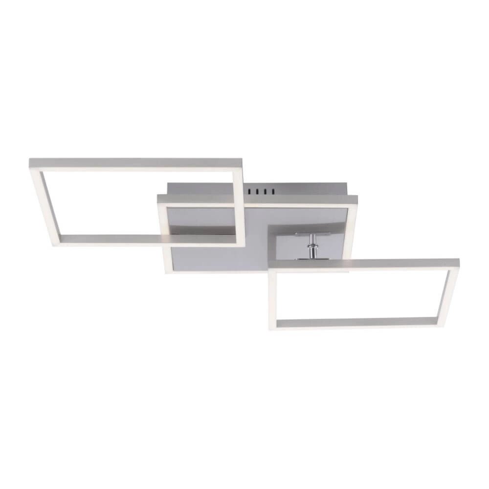 Plafondlamp Iven 64cm - 3000K RVS Just Light 4043689972950