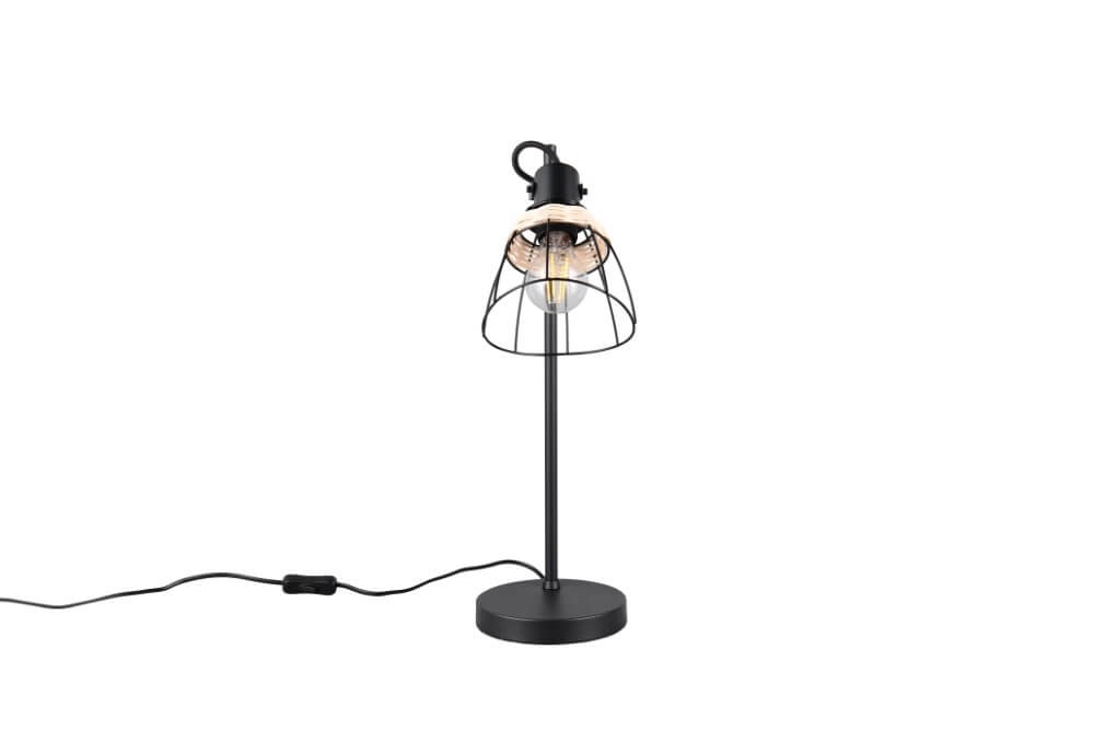 Zwarte tafellamp Jerome design Trio 4017807637724