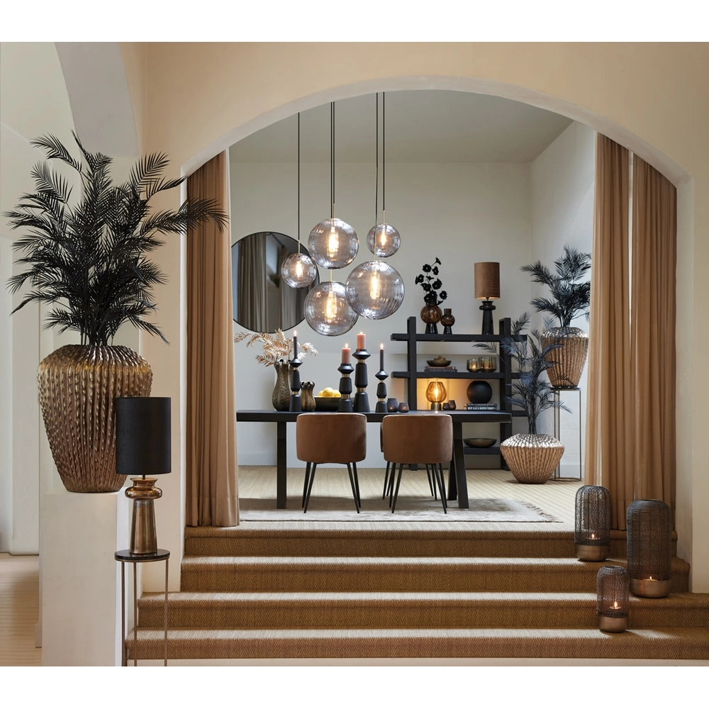 Hanglamp Magdala Ø 40cm smoke Light & Living 8717807636289