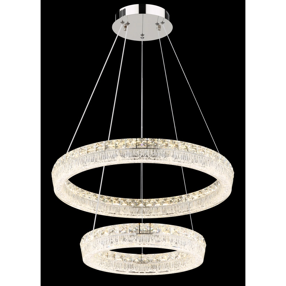 Hanglamp Laurel chroom Ø 60cm Globo 9007371575770