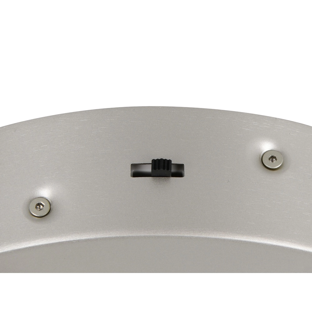 Ronde plafondlamp Amador nikkel Trio 4017807662115