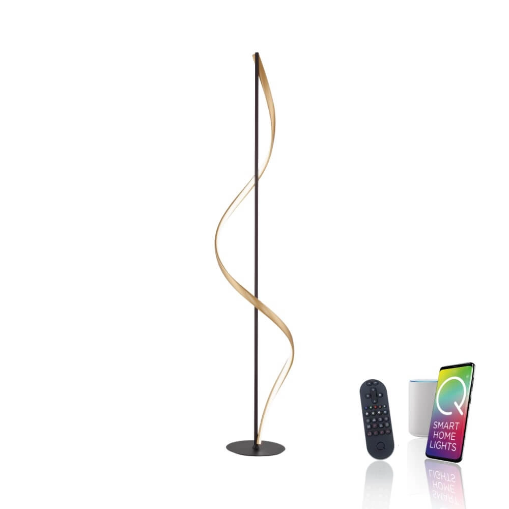 Design vloerlamp Q-Swing antraciet Paul Neuhaus 4012248373781