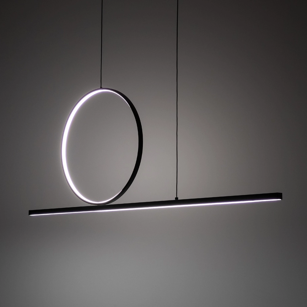 Moderne hanglamp Lineo Led zwart Lyora 5903139118798