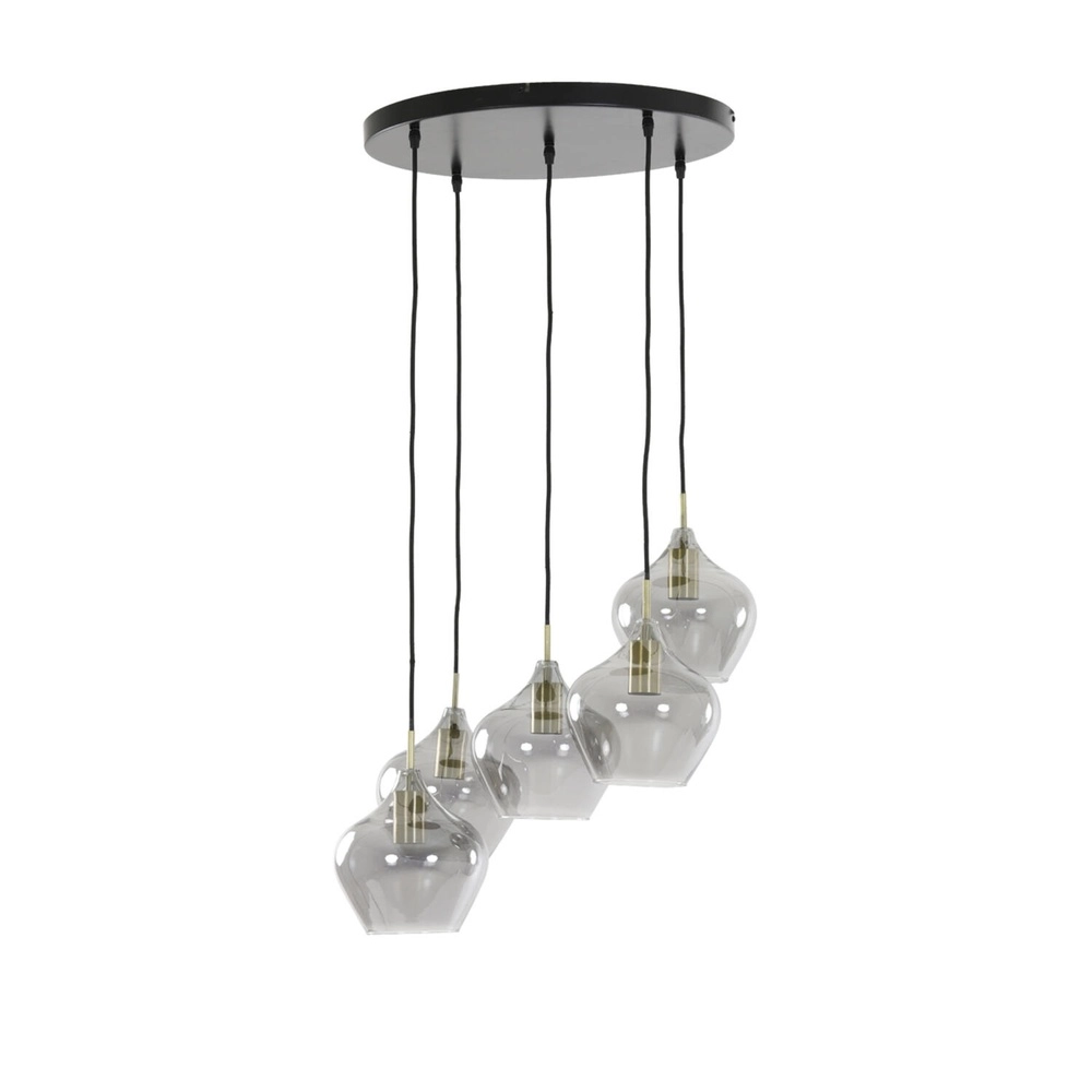 Hanglamp Rakel 5-lichts rond