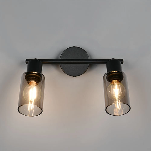 Design plafondlamp Mars 2-lichts zwart Trio 4017807670479