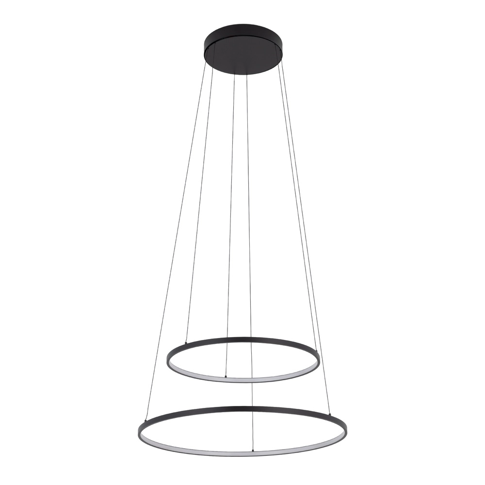 Design hanglamp Circolo Led zwart Ø 60cm Lyora 5903139116473