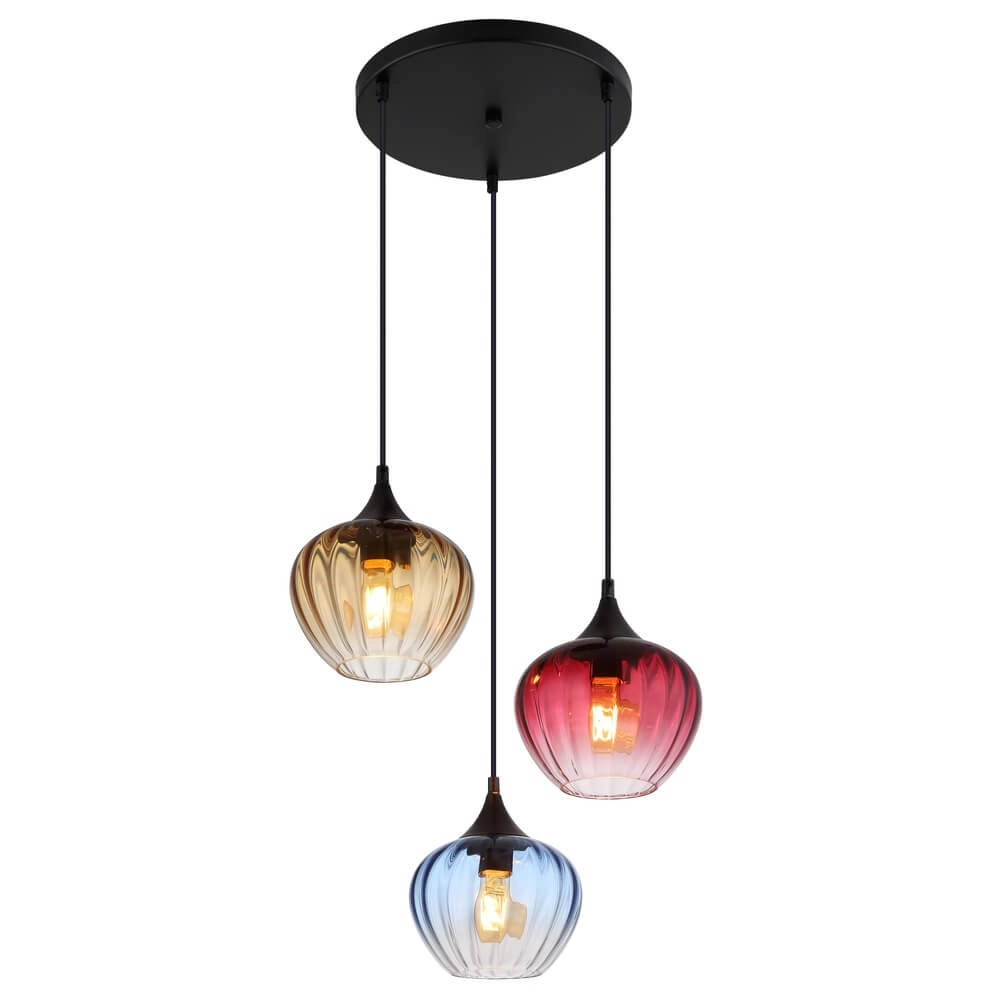 Hanglamp Sander 3-lichts rond