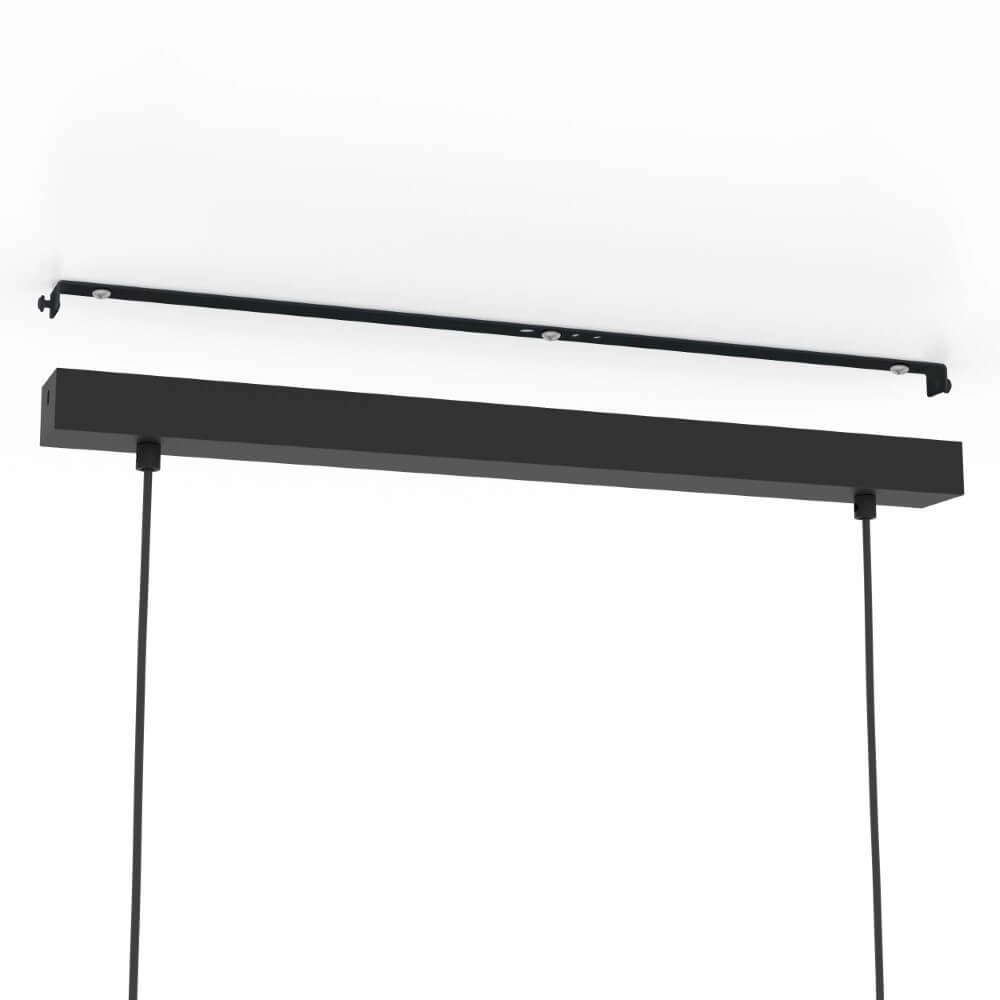 4-lichts hanglamp Plimsoll zwart Eglo 9002759438487