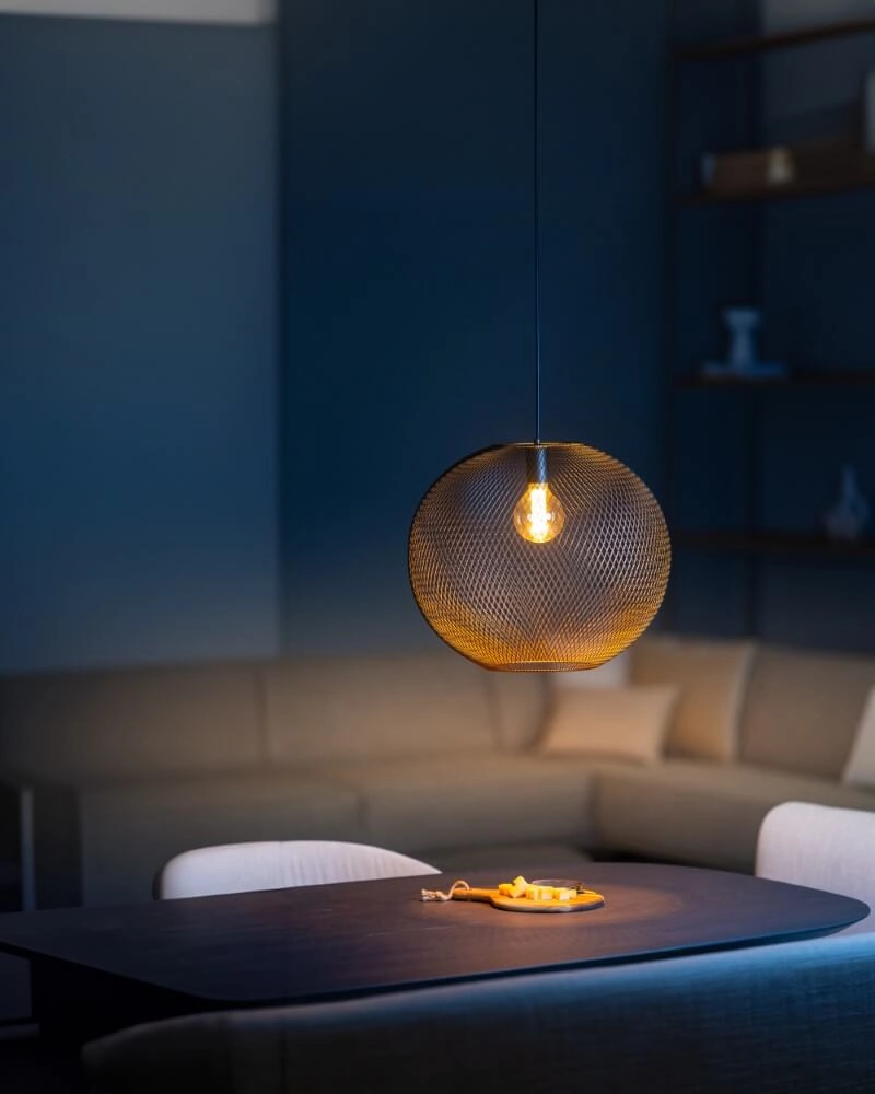 Bruine hanglamp Billie design Ø 50cm ETH 8720195308850