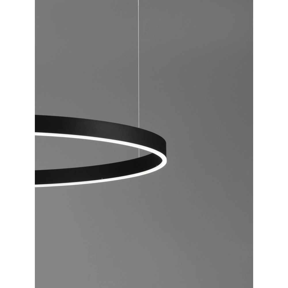 Hanglamp Motif zwart Ø 150cm 3000K Lyora 5212017439291