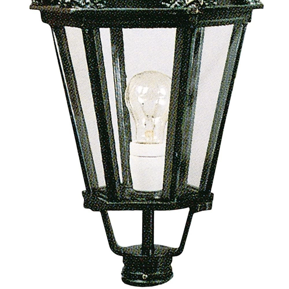 Nostalgische lantaarnlamp Bergum K7 met kronen - zwart KS verlichting 8714732151146