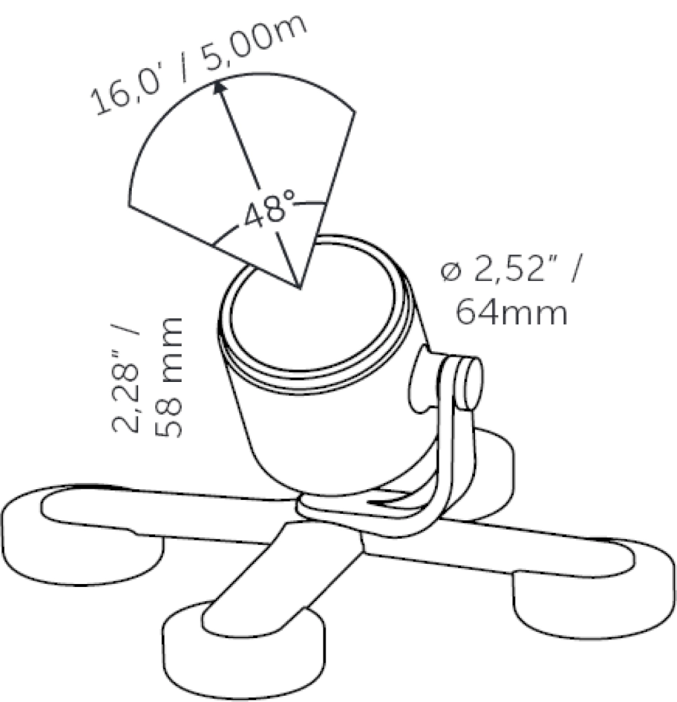 Onderwater spot Sub 12 volt LED In-lite 8717051003172