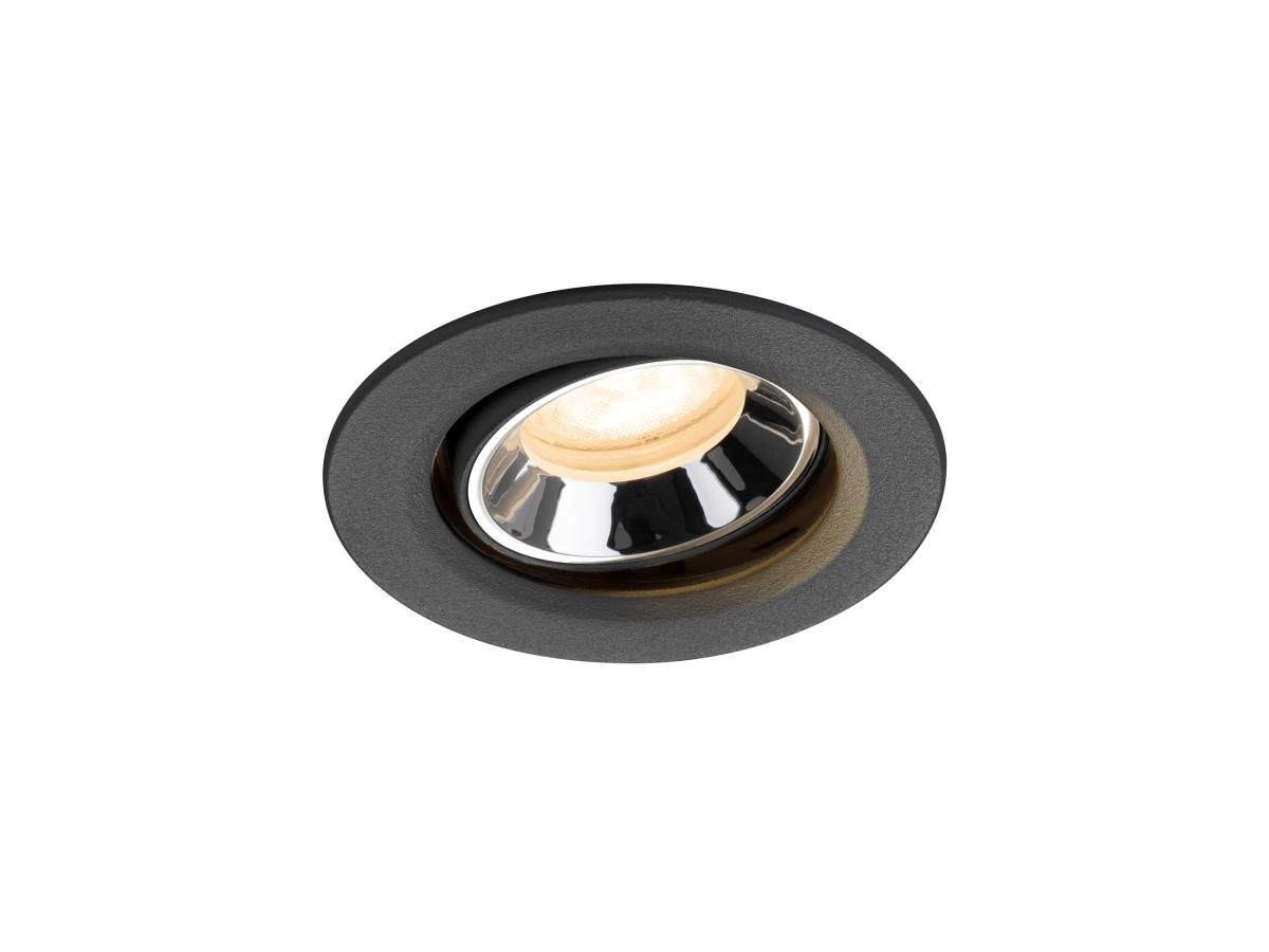 Inbouwspot Numinos Move XS zwart/chroom 2700K - 55gr