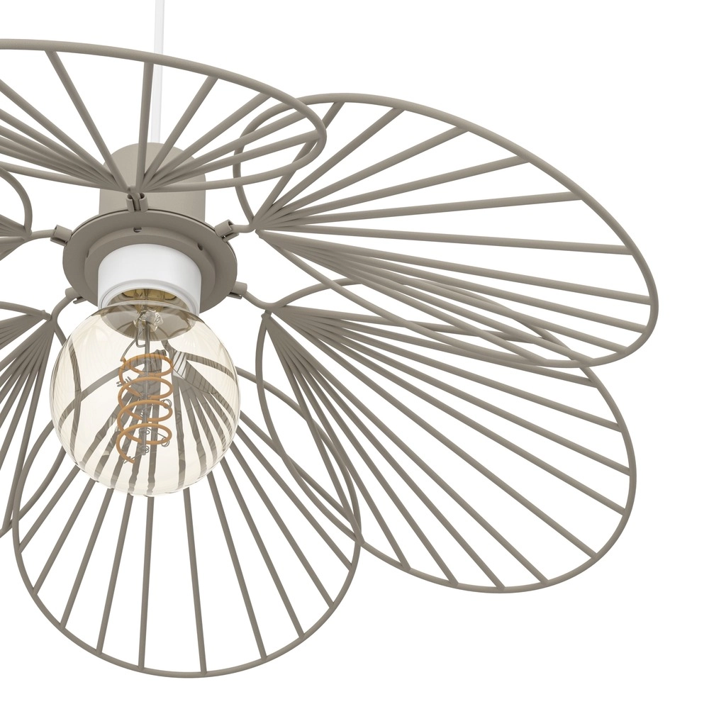 Hanglamp Binacua zand bruin Ø 45cm Eglo 9008606405930
