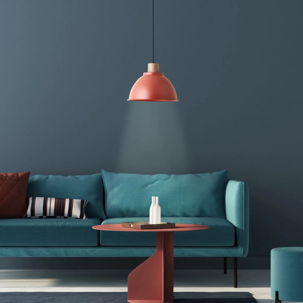Hanglamp Erena Ø 38cm rood Brilliant 4004353413063