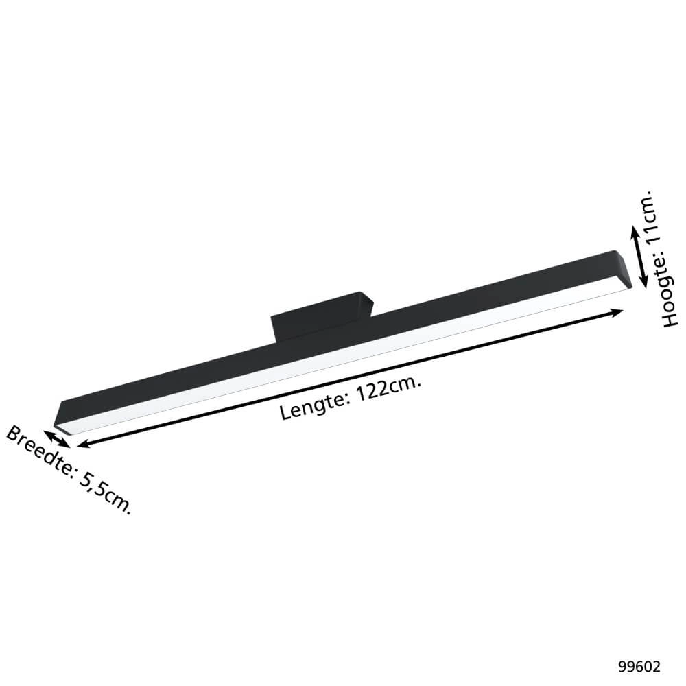 Plafondlamp Zigbee Simolaris-Z 122x5,5cm Eglo 9002759996024