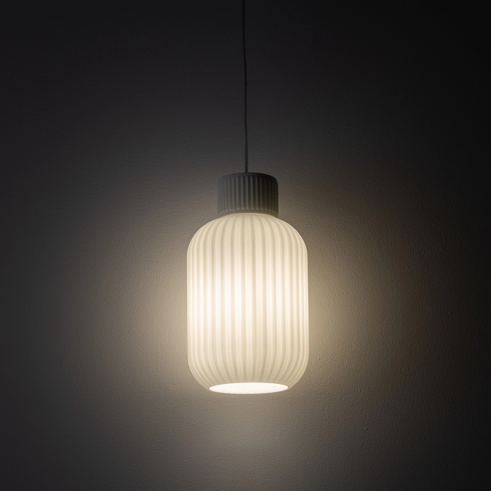 Hanglamp Aurora zand bruin Ø 14cm Lyora 5903139119689