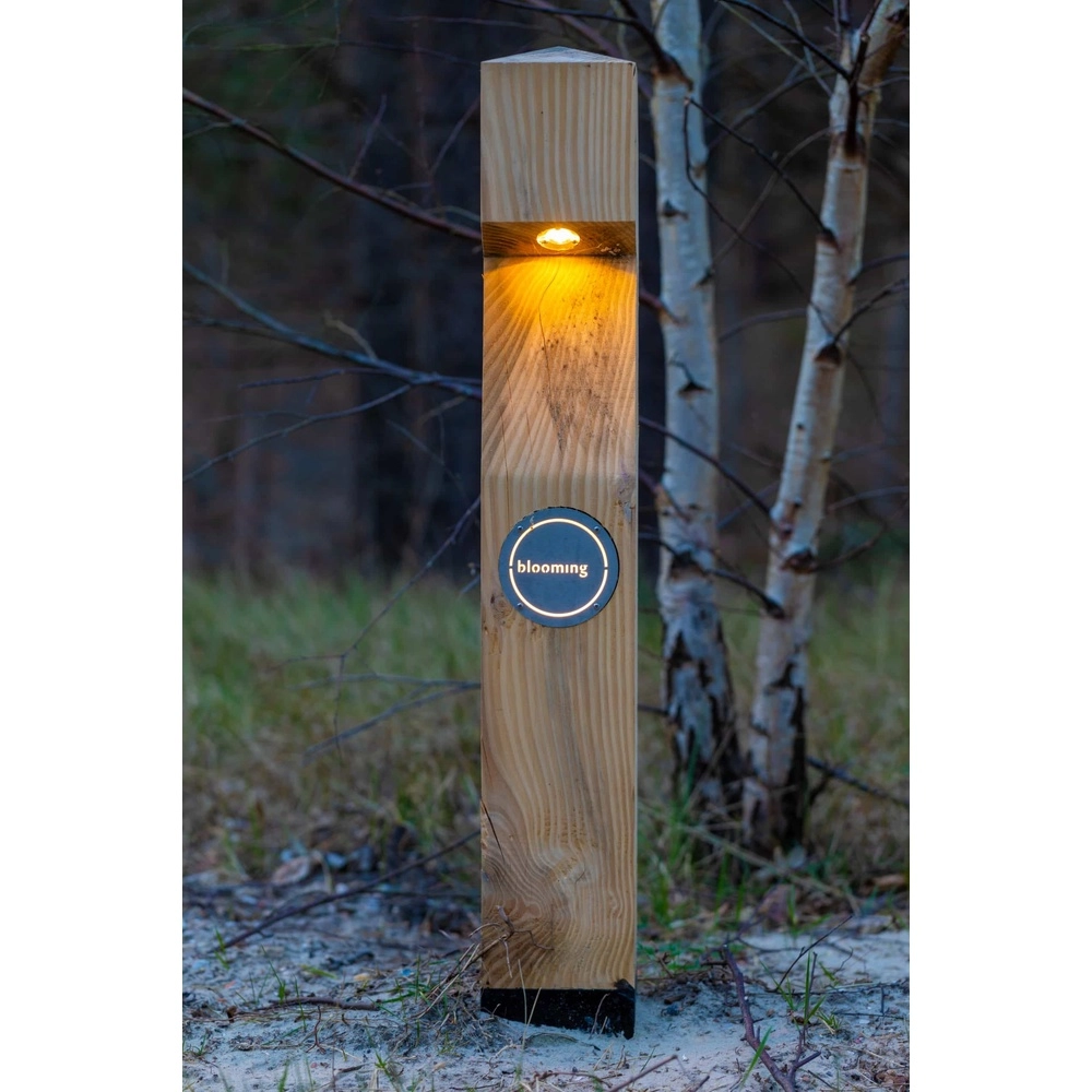 Houten padverlichting Eye 150 Eiken - 15x15x90 - 2700K Timberlab 8716803513822