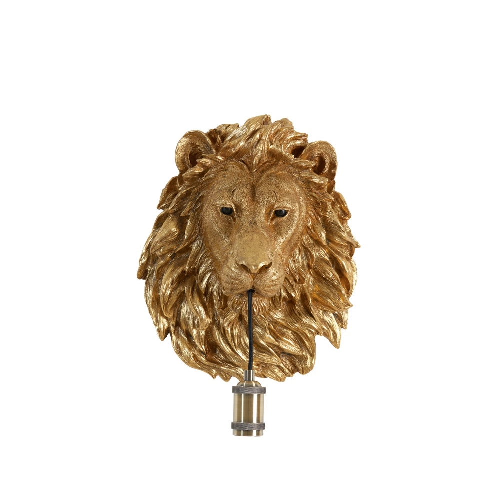 Wandlamp Lion brons leeuw Light & Living 8717807641085