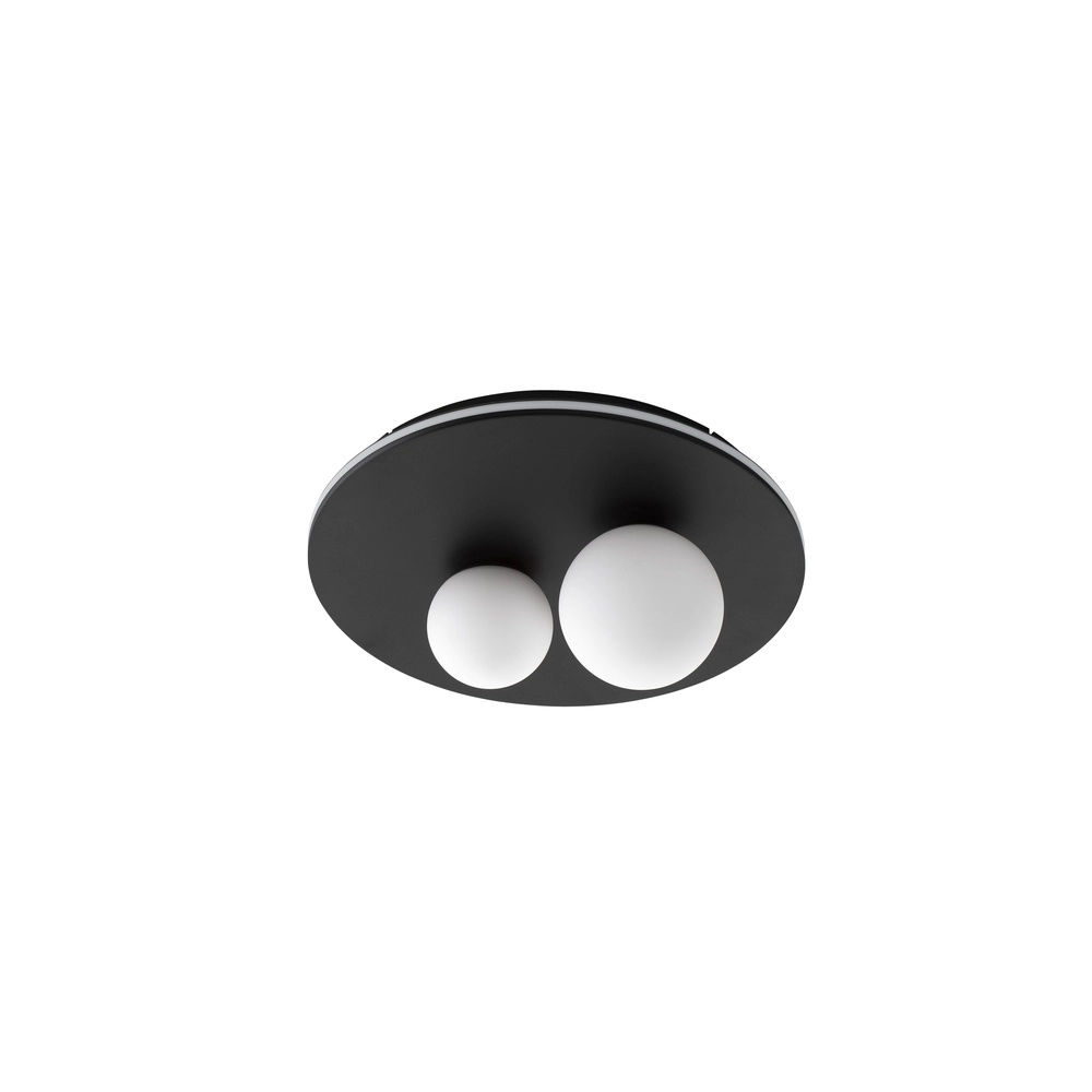 Design plafondlamp Velna zwart Ø 40cm Lyora 5212017440228