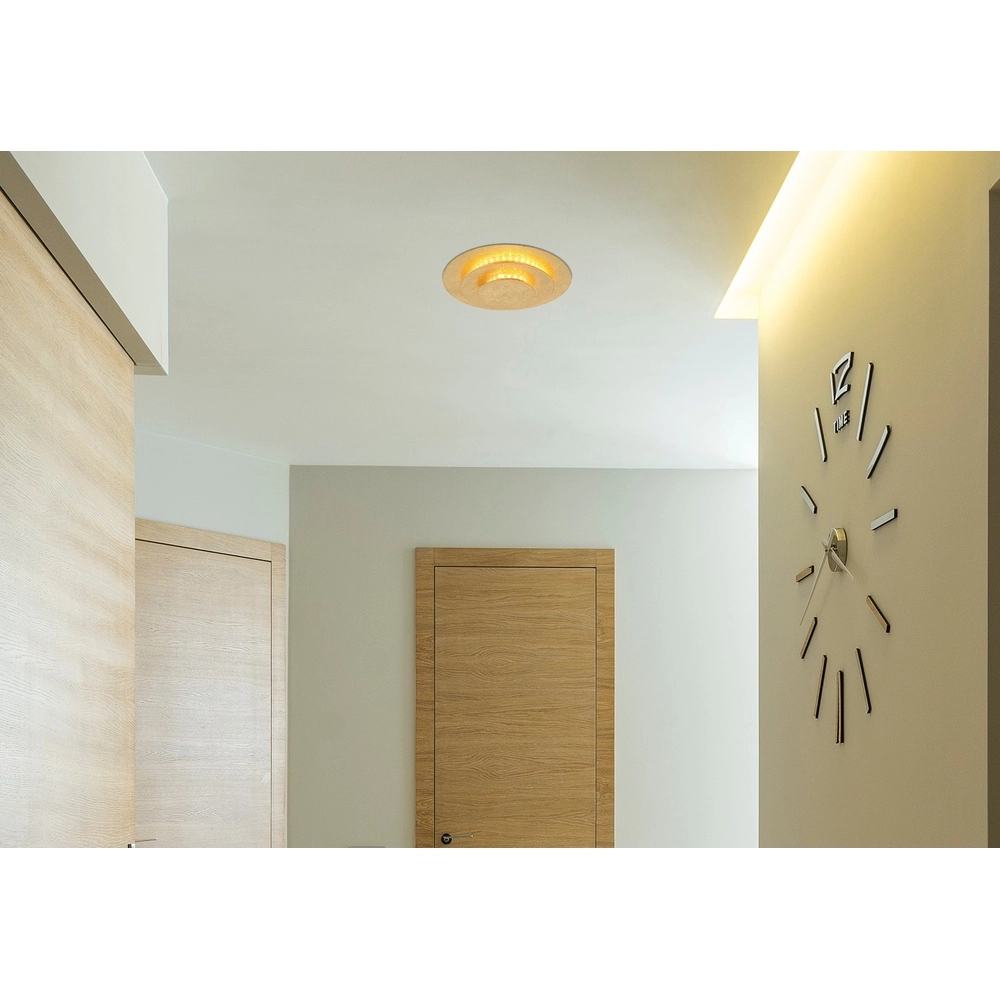 Gouden plafondlamp Heda Ø 18cm Globo 9007371458523