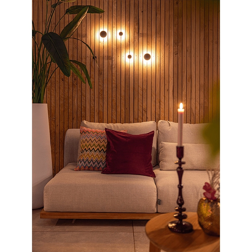 12 volt wandlampje Mini Sway Wall zwart In-lite 8717051005435