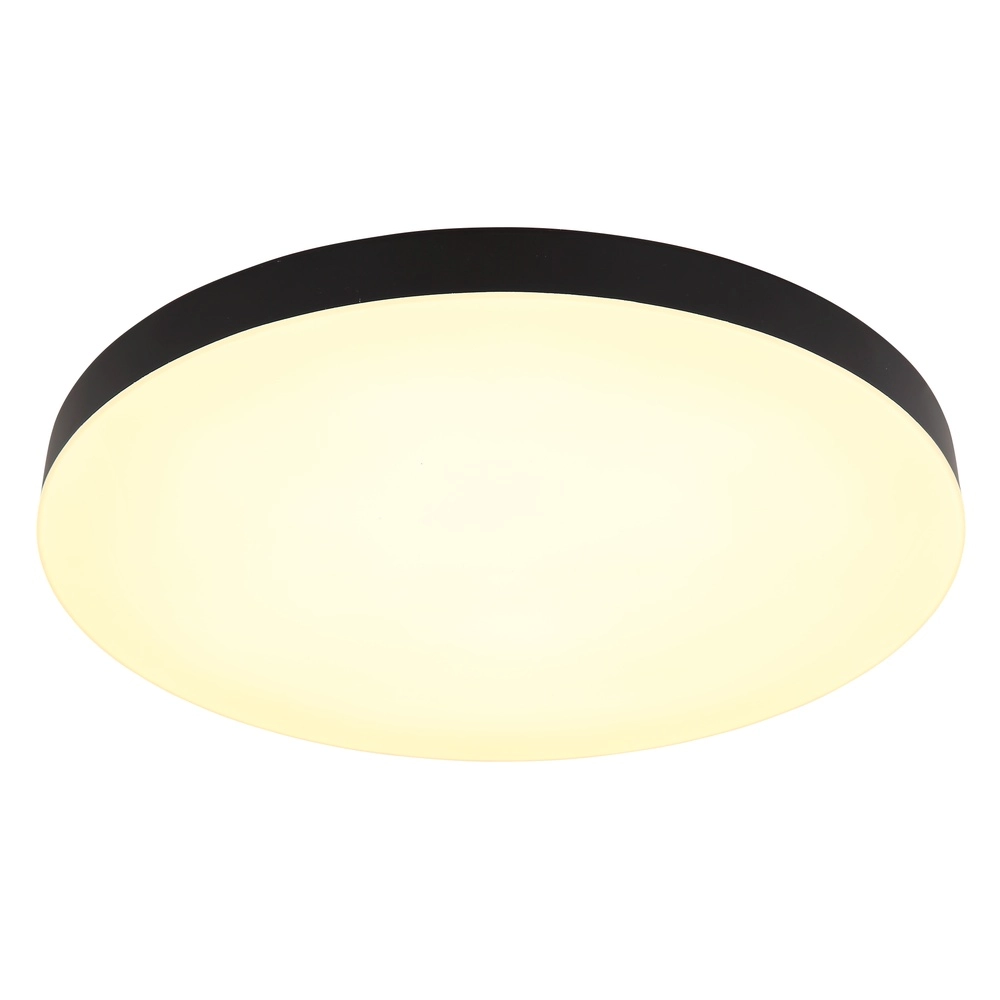 Plafonniere Matthew design zwart Ø 50cm Globo 9007371453214