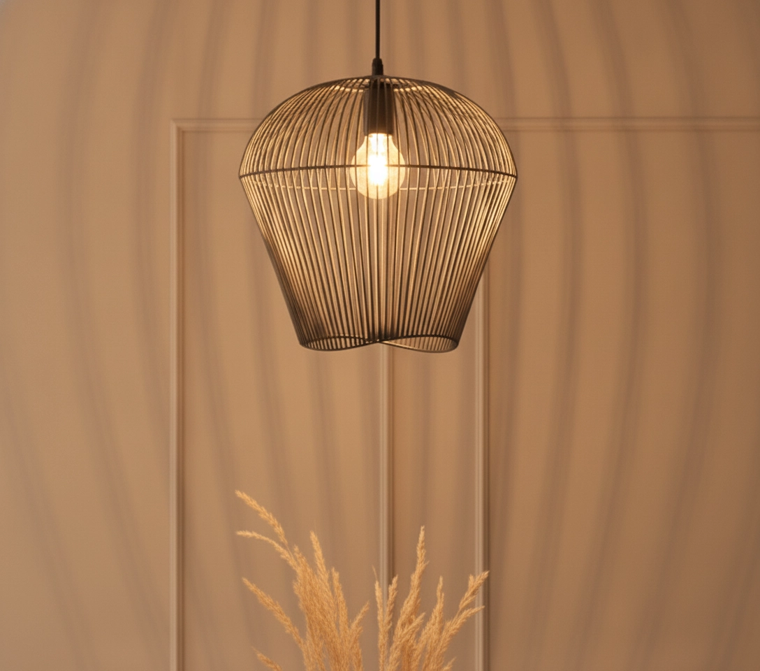 Bohemian hanglamp Bredo Ø 31,5cm zwart