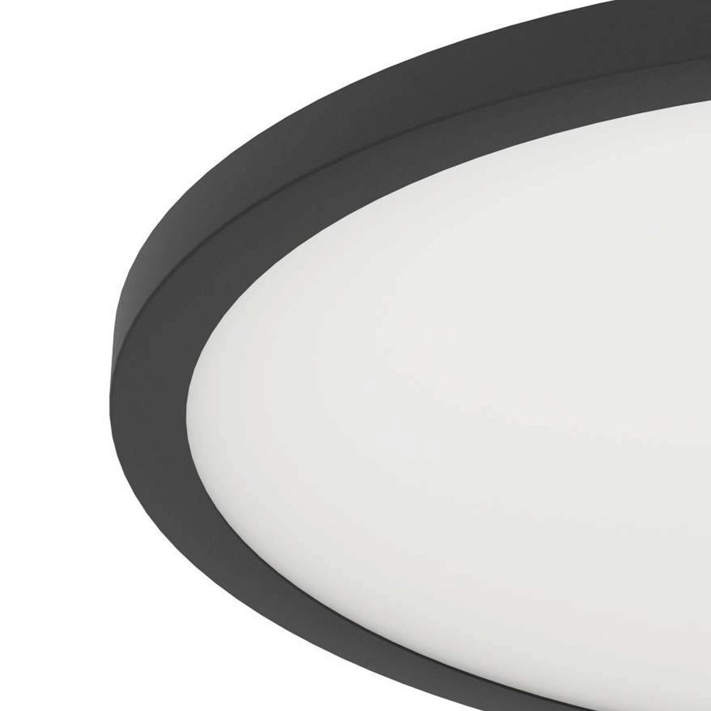 Slimme slanke plafondlamp Sarsina-Z Ø 45cm - zwart Eglo 9008606264063