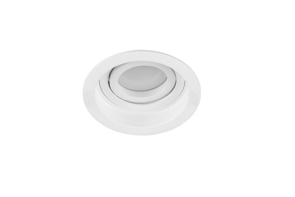 Richtbare inbouwspot Kenai GU10 rond wit