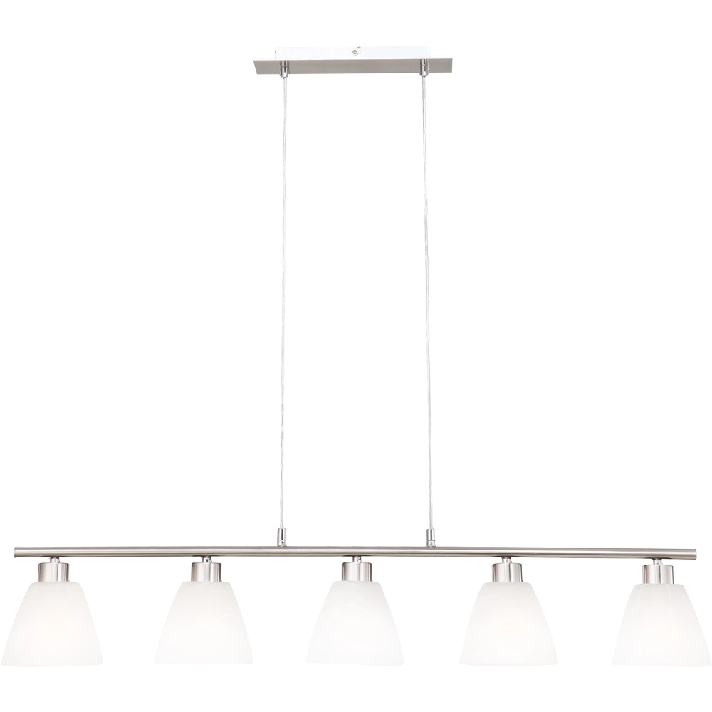 Klassieke hanglamp Illimani nikkel Globo 9007371209996