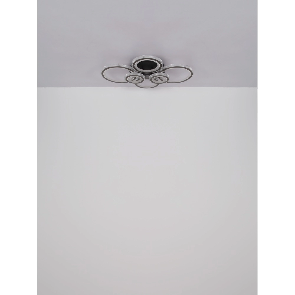 Design plafondlamp Kora zwart Globo 9007371513406