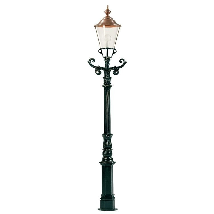 Nostalgische tuinlamp De Zaan zwart