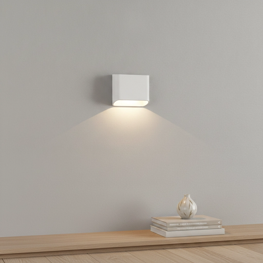 Wandlamp Diaz 1L Wit