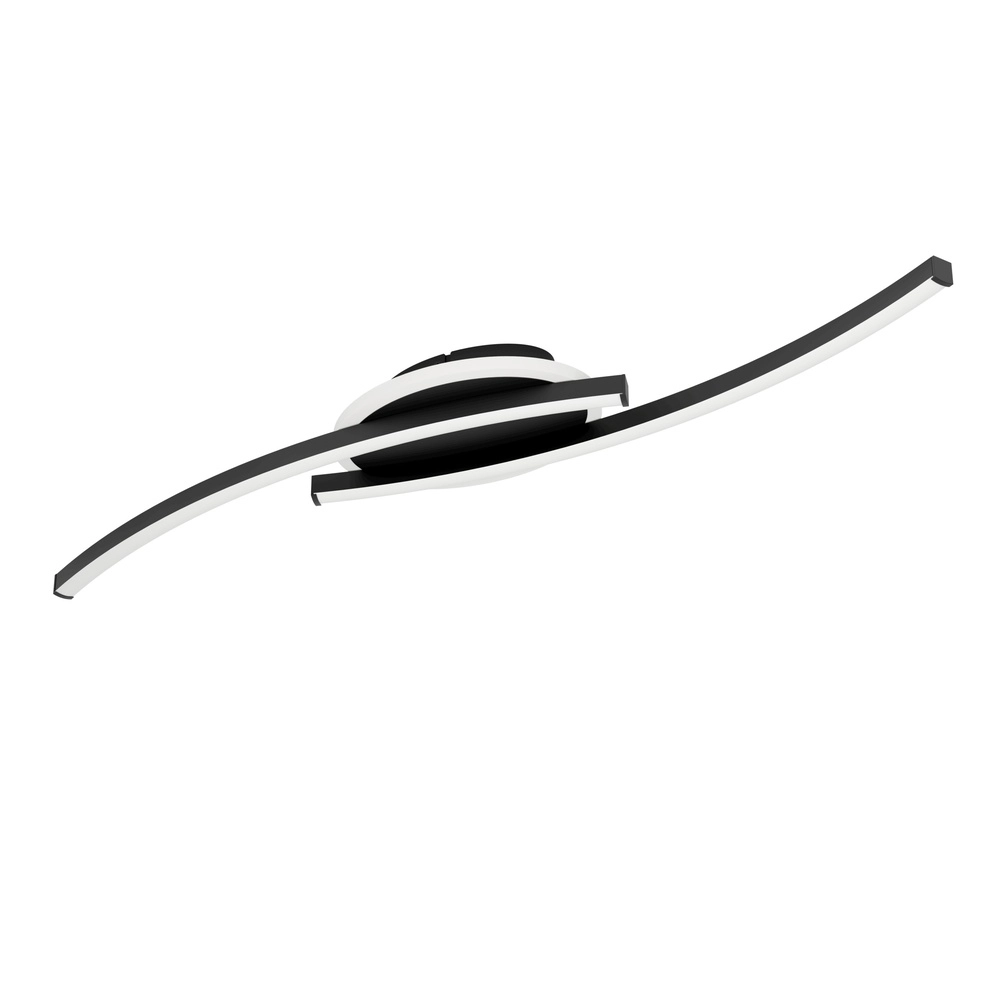 Plafondlamp Lungolago Led - zwart - rond