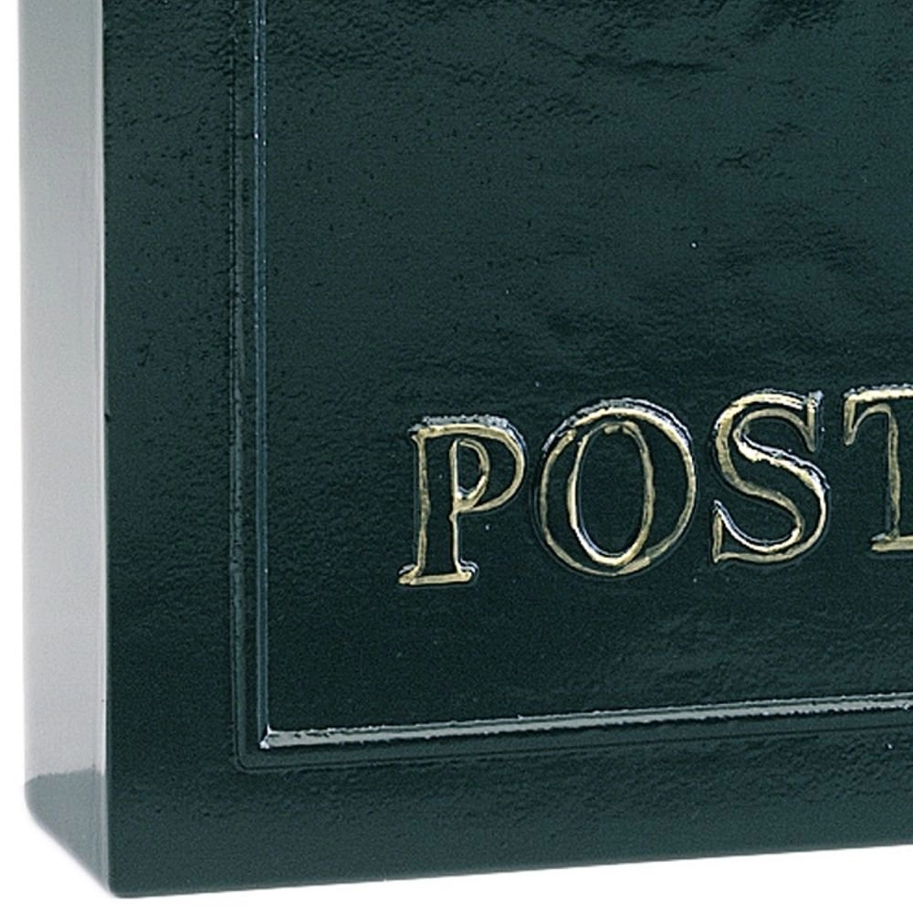 Brievenbus Postbox B9A muurbus - zwart KS verlichting 8714732524643