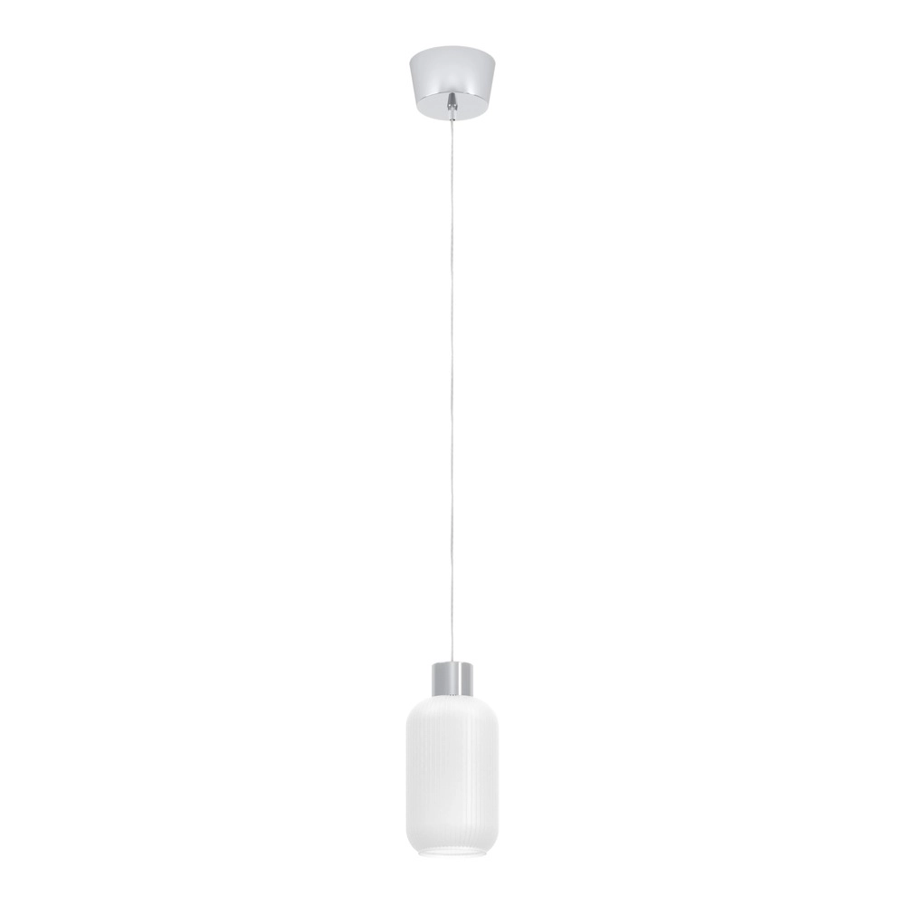 Design hanglamp Dasmina chroom met wit Ø 13cm Eglo 9008606406319