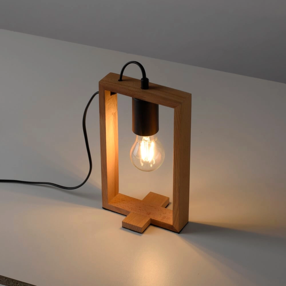 Landelijke tafellamp Franky 1-lichts Just Light 4043689967468