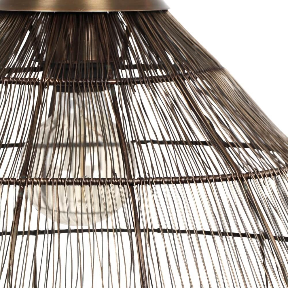 Ronde hanglamp Soraya Ø 42cm - brons Trio 4017807617467
