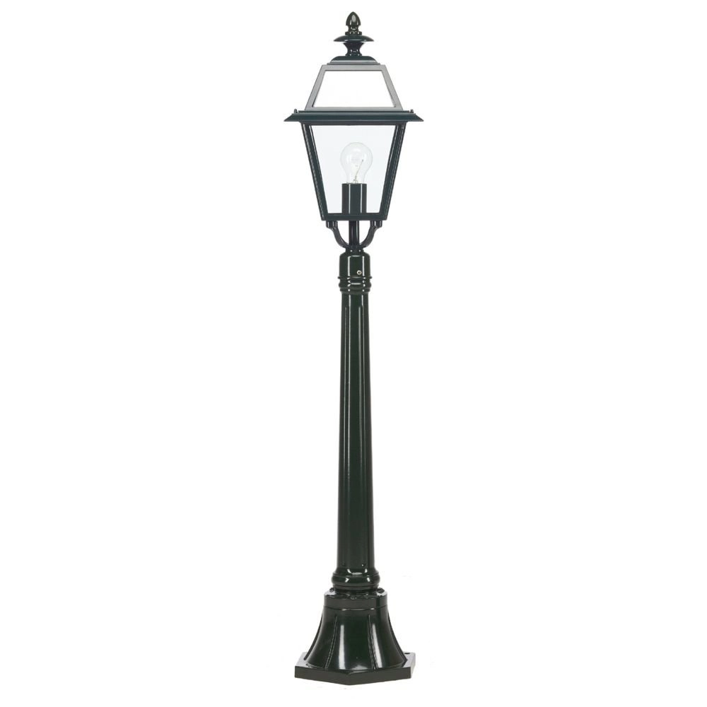 Klassieke tuinlamp Elkenrade zwart